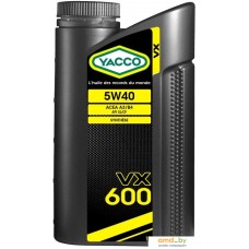 Моторное масло Yacco VX 600 5W-40 1л