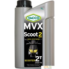 Моторное масло Yacco MVX Scoot 2 Synth 1л