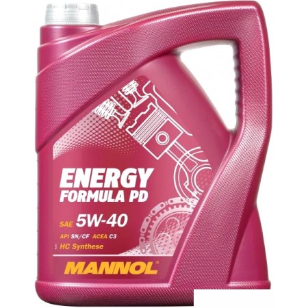 

Моторное масло Mannol Energy Formula PD 5W-40 5л, Energy Formula PD 5W-40 5л