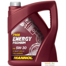 Моторное масло Mannol Energy Premium 5W-30 API SN/CF 5л [MN7908-5]