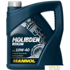 Моторное масло Mannol MOLIBDEN BENZIN 10W-40 4л