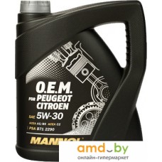 Моторное масло Mannol O.E.M. for peugeot citroen 5W-30 4л