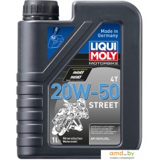 Моторное масло Liqui Moly Motorbike 4T Street 20W-50 1л