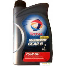 Трансмиссионное масло Total Transmission GEAR 8 75W-80 1л