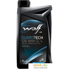 Трансмиссионное масло Wolf GuardTech SAE 80W GL 4 1л