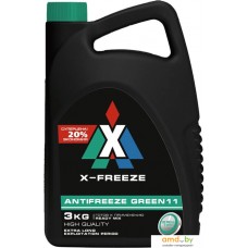 Антифриз X-Freeze Green 11 430206094 3 кг