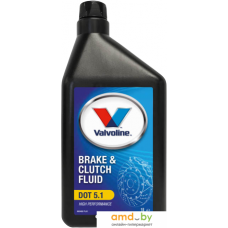 Тормозная жидкость Valvoline Brake & Clutch Fluid DOT 5.1 1л