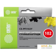 Картридж CACTUS CS-PFI102Y