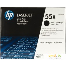 Картридж HP LaserJet 55X (CE255XD)