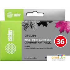 Картридж CACTUS CS-CLI36 (аналог Canon CLI-36)