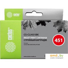 Картридж CACTUS CS-CLI451BK (аналог Canon CLI-451BK)