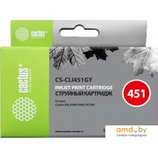 Картридж CACTUS CS-CLI451GY (аналог Canon CLI-451GY (6527B001))