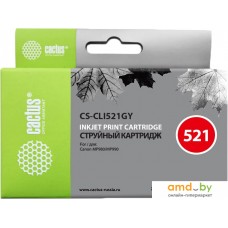 Картридж CACTUS CS-CLI521GY (аналог Canon CLI-521 Gray)