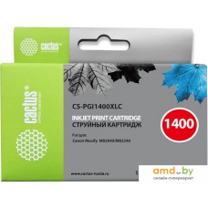 Картридж CACTUS CS-PGI1400XLC (аналог Canon PGI-1400XL C)