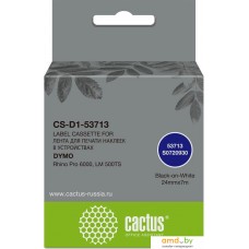 Картридж CACTUS CS-D1-53713 (аналог Dymo D1-53713)