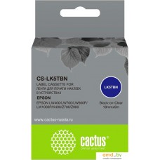 Картридж CACTUS CS-LK5TBN (аналог Epson LK5TBN)