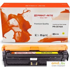 Картридж Print-Rite PR-CE742A (аналог HP CE742A)