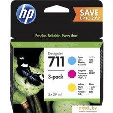 Картридж HP 711 3-pack [P2V32A]