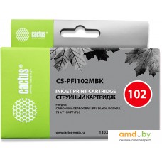 Картридж CACTUS CS-PFI102MBK