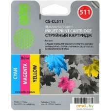 Чернила CACTUS CS-CL511 многоцветный (аналог Canon CL-511 Color)