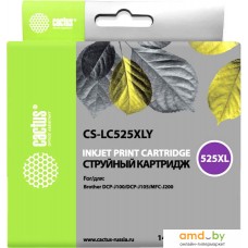 Картридж CACTUS CS-LC525XLY (аналог Brother LC525XLY)