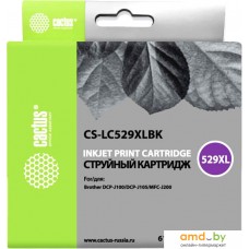 Картридж CACTUS CS-LC529XLBK (аналог Brother LC529XLBK)