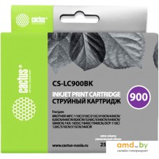 Картридж CACTUS CS-LC900BK (аналог Brother LC900BK)