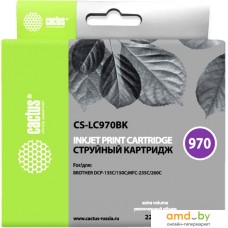 Картридж CACTUS CS-LC970BK (аналог Brother LC970BK)