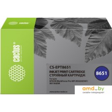 Картридж CACTUS CS-EPT8651 (аналог Epson WF-M5190DW)