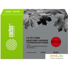 Картридж CACTUS CS-PFI120BK (аналог Canon PFI120BK)