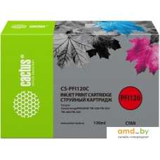 Картридж CACTUS CS-PFI120C (аналог Canon PFI120C)