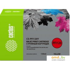 Картридж CACTUS CS-PFI120Y (аналог Canon PFI120Y)