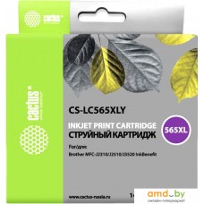 Картридж CACTUS CS-LC565XLY (аналог Brother LC565XLY)