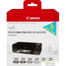 Картридж Canon PGI-29 MBK/PBK/DGY/GY/LGY Multi [4868B005]