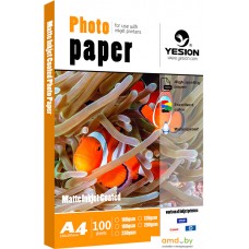 Фотобумага Yesion матовая A4, 170 г/м2, 25 л