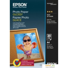 Фотобумага Epson Photo Paper Glossy A4 200 г/м2 20 л (C13S042538)