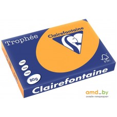 Офисная бумага Clairefontaine Trophee интенсив A4 80г/кв.м 500 л (ярко-оранжевый)