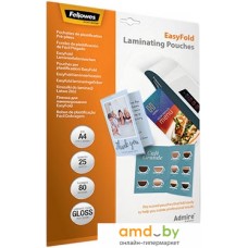 Пленка для ламинирования Fellowes EasyFold Laminating Pouches А4, 80 мкм, 25 л