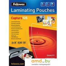 Пленка для ламинирования Fellowes Glossy Polyester Pouches А3, 125 мкм, 25 л