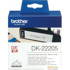 Самоклеящаяся термобумага Brother DK22205 (62 мм, 30.48 м)