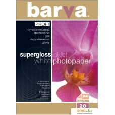 Фотобумага Barva Суперглянец A4 200 г/м2 20 л