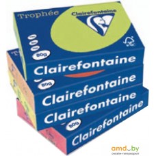 Офисная бумага Clairefontaine Trophee пастель A4 80 г/кв.м 100 л (зеленый)