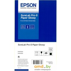 Фотобумага Epson SureLab Pro-S Glossy BP 203мм x 65м 252 г/м2 C13S450063BP (2 шт)