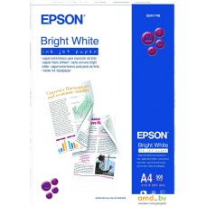 Фотобумага Epson Bright White Ink Jet Paper A4 90г/м2 50л (C13S041749)