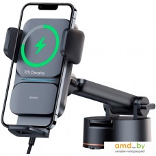 Держатель для смартфона Baseus Wisdom Auto Alignment Car Mount Wireless Charger CGZX000101