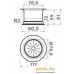 Горловина Omoikiri NA-04 GM. Фото №2