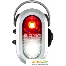 Велосипедный фонарь Sigma Micro Duo (серебристый)