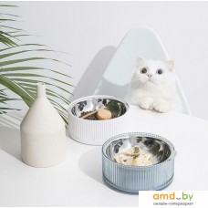 Миска Furrytail Antibacterial Stainless Steel Cat Bowl (белый)