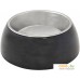 Миска Duvo Plus Feeding Bowl + Socket Glossy Uno 200 мл (черный). Фото №1