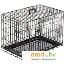 Переноска Duvo Plus Pet Kennel Small 780/480/DV (черный)